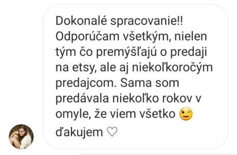 Referencia Ako predavat na Etsy